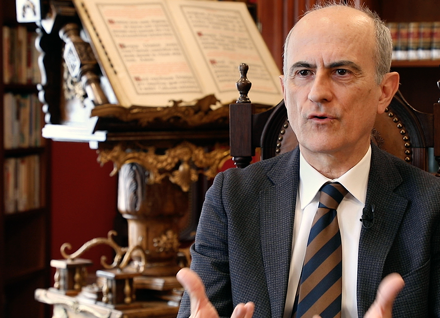 D. Luis Cano Medina, doctor en Teolog&iacute;a por la Pontificia Universidad de la Santa Croce (Roma, Italia)